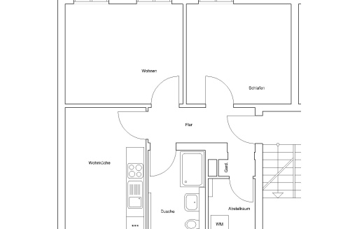 Joseph-Fraunhofer-Str. 2, 2 L - 2-Zimmer Wohnung mit Tageslichtbad! Küchenübernahme ist möglich - Foto 5