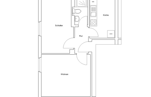 Gernotstr. 4, 1 L - Praktische 2 Zimmer Wohnung mit Tageslichtbad - Foto 3