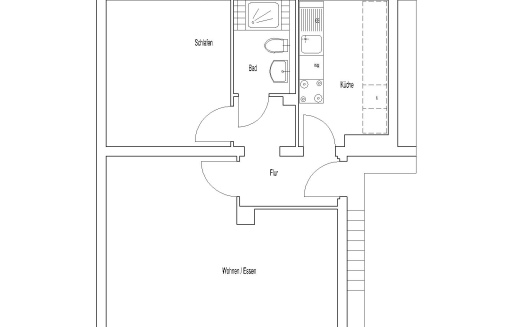 Bei dem Gerichte 21, 2 L - Gut gelegene 2-Zimmer-Wohnung mit Einbauküche zur Übernahme! - Foto 2