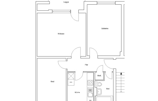Stralsundstr. 14, 2 L - Schöne 3-Zimmer Wohnung mit Balkon! Küchenübernahme ist möglich - Foto 2
