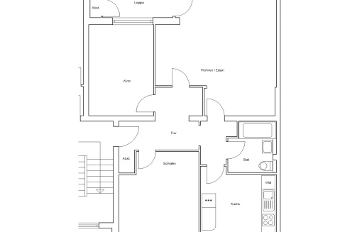 Möhlkamp 21, 3 R - 3 Zimmer Wohnung mit Loggia! WBS erforderlich!! - Photo 2