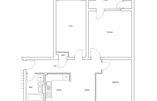Wittenbergstr. 6, 4 R - Großzügige Dreizimmerwohnung mit Freisitz - Foto 4