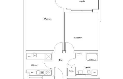 Thüringenplatz 11, 2 R1 - barrierefreie Zweizimmerwohnung mit Freisitz - Foto 2