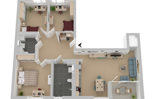 Isselstr. 4, 3 - Großzügige 4-Zimmer-Wohnung mit Wohnküche, Loggia und moderner Ausstattung! - Photo 2