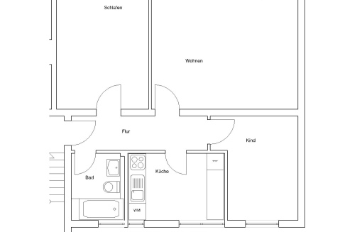 Bei dem Gerichte 14, 1 R - Schöne renovierte 3-Zimmer-Wohnung in grüner zentraler Lage zu sofort - Foto 2