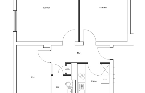 Bottroper Str. 1, E L - Schöne 3-Zimmer Wohnung mit Tageslichtbad! Küchenübernahme ist möglich - Photo 2
