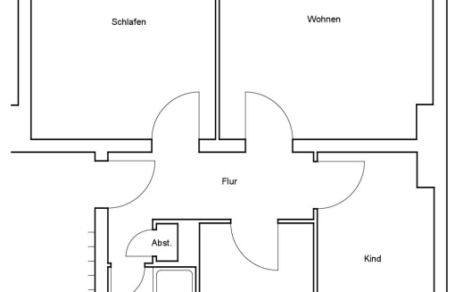 Hermann-von-Vechelde-Str. 31, 1 R - Gut geschnittene 3-Zimmer-Wohnung mit Tageslichtbad! - Photo 2