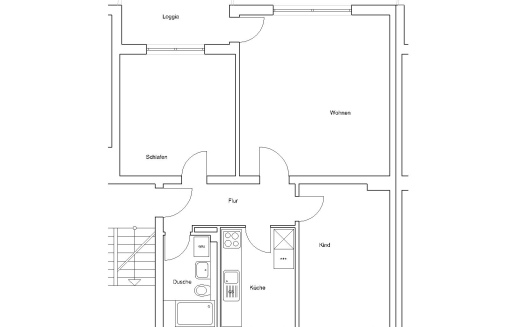 Naabstr. 23, 3 R - Sanierte 3-Zimmer-Wohnung mit Loggia und Tageslichtbad, WBS notwendig! - Photo 3