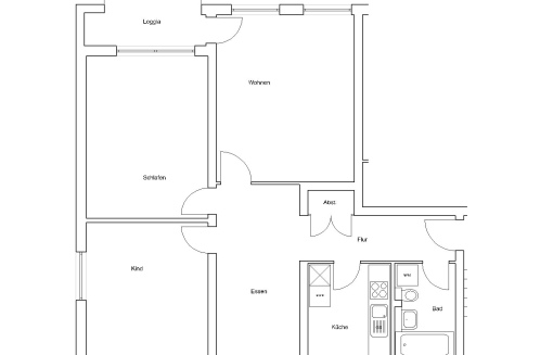 Möhlkamp 23, 6 L - Großzügige 3-Zimmer-Wohnung mit Loggia und Personenaufzug! - Photo 3