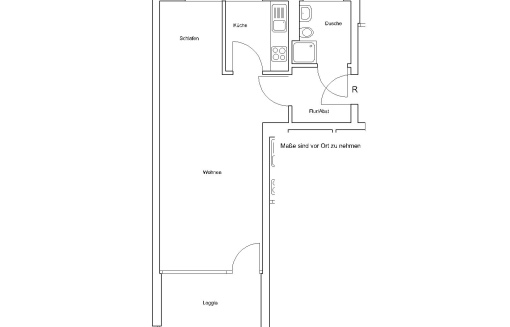 Ottenroder Str. 12C, 1 R - Frisch renovierte 1-Zimmer Seniorenwohnung! Anmietung nur 60+ und WBS - Foto 3
