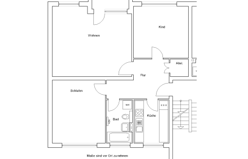 Saalestr. 12, 5 L - Großzügige 3-Zimmer-Wohnung mit Aufzug und Loggia im 5.OG! - Photo 2