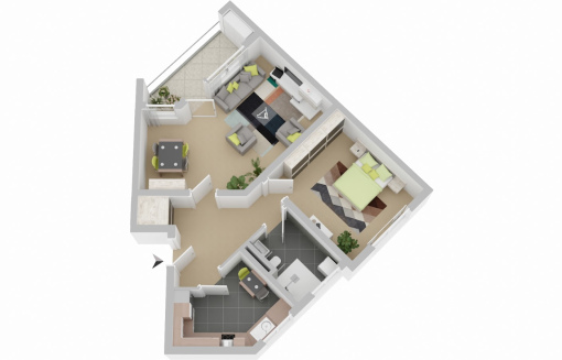 Wiedweg 1, E R - Barrierefreie 2-Zimmer Wohnung. Nur für Rollstuhlfahrer*innen mit WBS! - Photo 2