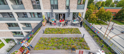 Dachterrasse am Alsterplatz eingeweiht